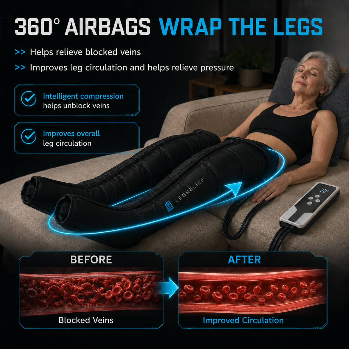 Air Compression Recovery Boots PRO